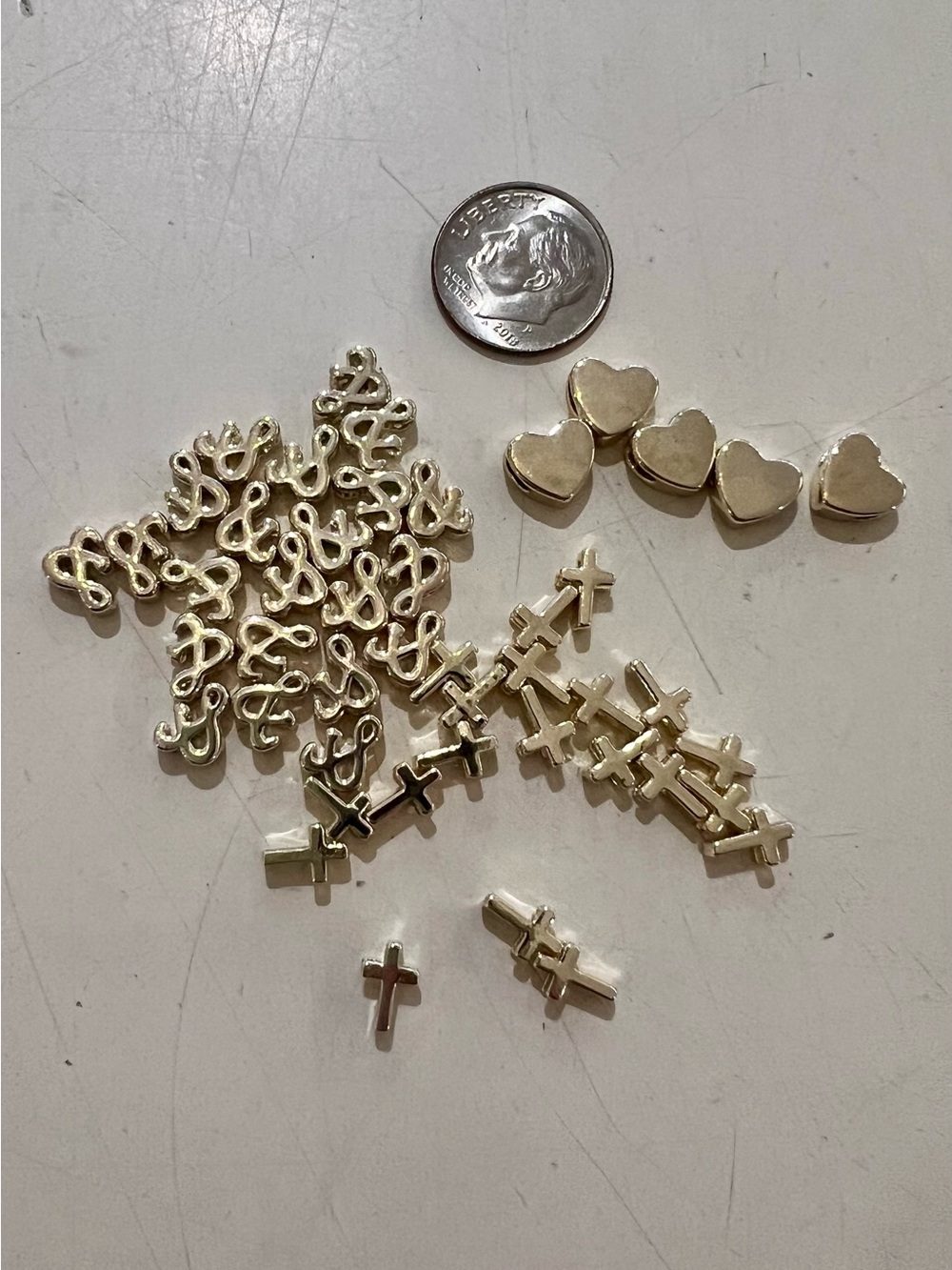 18K Gold Plated Symbol Charms